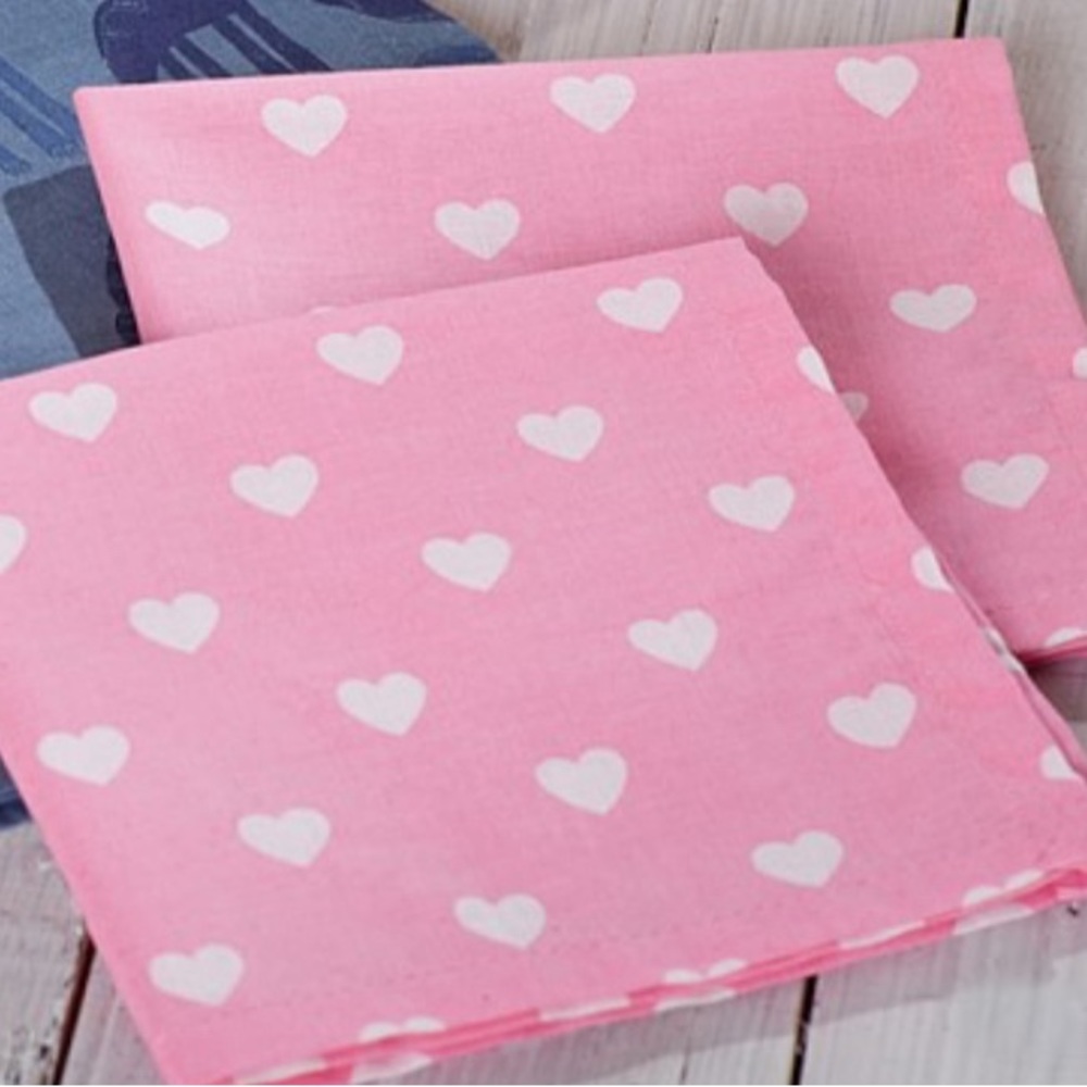 Cloth Napkin Sets color pink Pottery Barn Kids set of 5